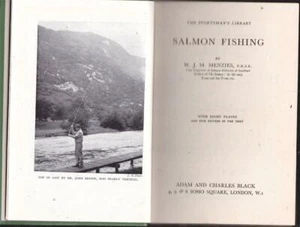 SALMON FISHING W J M MENZIES THE SPORTSMANS LIBRARY FISHERMAN FLY FISHING RODS - Picture 1 of 1
