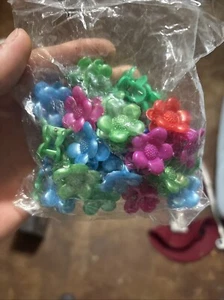 Bag Of 35 Hair Claw Clips New Small Mini Sunflower Daisy Flowers Fun Colorful - Picture 1 of 6