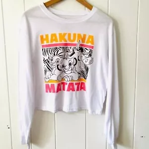 Disney Womens T-Shirt Lion King Hakuna Matata Graphic Medium - Picture 1 of 6