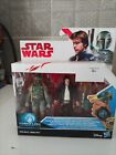 Figurines Star Wars Han Solo And Boba Force Link - Hasbro Disney - NEUF - Rare