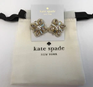 NWT Kate Spade Cocktails & Conversation Earrings OORU1731 - Cream Multi - Picture 1 of 2