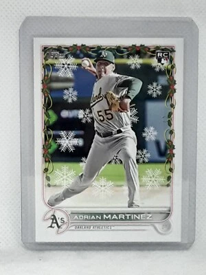 Adrian Martinez 2022 Topps Holiday Baseball - #HW76 RC - Oakland Athletics - Image 1 of 2