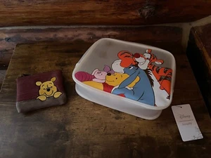 Disney - Winnie The Pooh - Tiger - Piglet - Eeyore - Bags (x2) - Zip Up - Picture 1 of 8