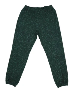 Socialite Womens Cozy Lounge Jogger Pants Green Animal Print Sweatpants M NWT - Picture 1 of 7