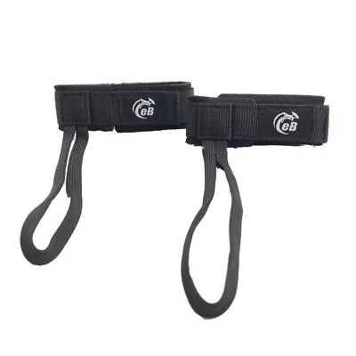 eBodyboarding Ankle Shackle Fin Tethers - Black