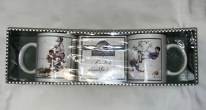 Set 2 tazze vintage Norman Rockwell - Foto 1 di 7