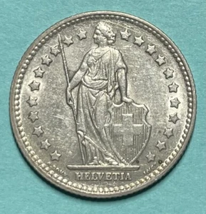 1936 ONE FRANC SWITZERLAND COIN, FREE SHIPPING - Picture 1 of 2