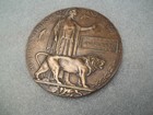 Antique WW1 Memorial Death Plaque