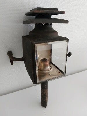 Lanterne de Calèche - XIXème - GIRAUD Moulins -  Parfait état - Photo 1/4