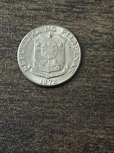 1972 Philippines 10 Sentimos Actual Coin TK8418* - Picture 1 of 3