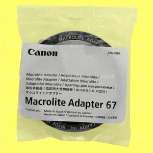 Canon Macrolite Adapterring 67 für MR-14EX, MR-14EX II, MT-24EX, MT-26EX-RT - Bild 1 von 3