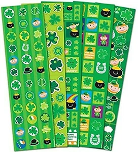 St. Patricks Day Stickers Lot of 5 pks. total 50 sheets. Party Favors Decoration - Picture 1 of 2