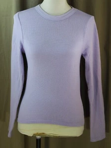 No Boundaries Large (11-13) Lavender Waffle Knit Top New without Tags - Picture 1 of 6