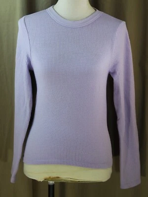 No Boundaries Large (11-13) Lavender Waffle Knit Top New without Tags - Image 1 of 4