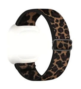 Fitbit Versa 3/4 Strap Leopard Print Breathable Comfortable Elasticated - Zdjęcie 1 z 3