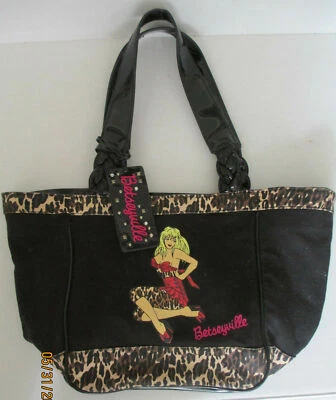 Betseyville By Betsey Johnson Pinup Bolso de Hombro, Monedero, Hobo, Bolso de Mano, Tote, Foto 1 de 4