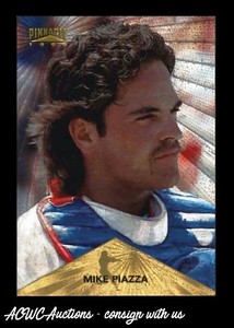 1996 Pinnacle Starburst #4 Mike Piazza (New York Mets)