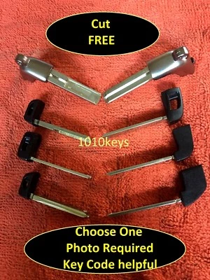 LLAVE DE EMERGENCIA MANDO A DISTANCIA (HOJA CORTADA SIN FOTO) para Lexus y Toyota 2005-2021 Foto 1 de 4