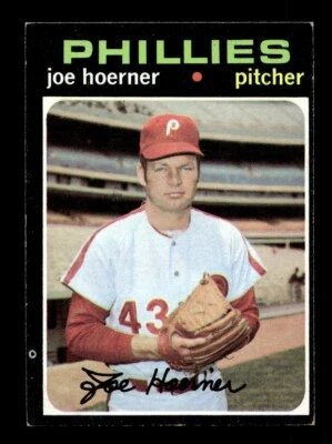 1971 Topps #166 Joe Hoerner Phillies EX *y6 - Image 1 of 2