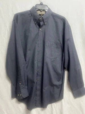 Puritan Easy Care Gray Dress Shirt Men’s Size Medium - Image 1 of 4