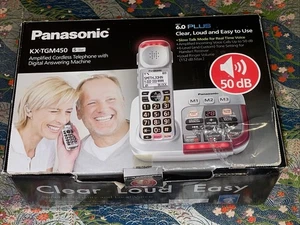 Panasonic KX-TGM450 Amplified Cordless Telephone W/Answering Machine - Picture 1 of 9
