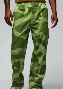 Jordan Herren Cargo Hose Grün Camouflage Nike Baggy Stretch Cooling Lifestyle XL Neu - Bild 1 von 15