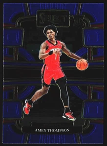 Amen Thompson Rookie 2023-24 Panini Select Concourse azul radiocontrol Houston Rockets #96 - Imagen 1 de 2