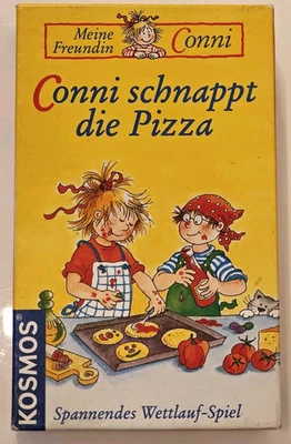 Conni schnappt die Pizza, Wettlauf Spiel 696559, Kosmos 2006, vollständig - Bild 1 von 4