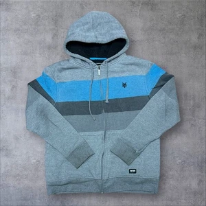 Zoo York Herren Hoodie Sweatshirt gestreift mit Reißverschluss / Gr: M - Bild 1 von 6