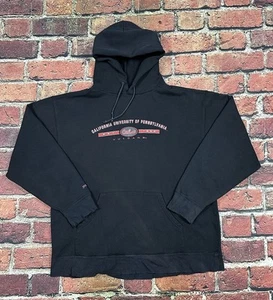 Vintage Cal U Vulcans University Of California Pennsylvania Hoodie Sweatshirt L - Picture 1 of 10