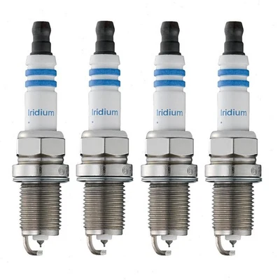 4 件博世双铱火花塞适用于 1996 - 2000 年普利茅斯微风 2.4 升 L4 lp — 第 1/4 张图片