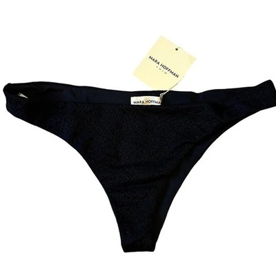 Mara Hoffman Elegant Black Swim Bottom - Image 1 of 2