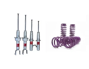 D2 Lowering Springs Truhart Shocks for 2003-2007 Honda Accord - Foto 1 di 2