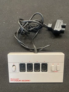 Nintendo NES Four Score 4 Player Controller Attachment Adapter Accessory. Clean! - Picture 1 of 2