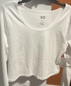 Crop top donna SO taglia XXL, nuovo con etichette - Foto 1 di 5