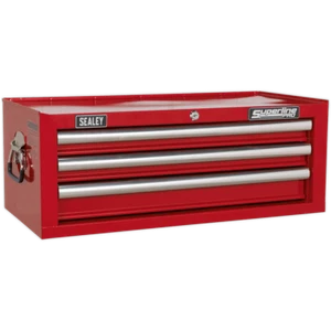 Sealey Superline Pro 3 cajones de alta resistencia medio pecho rojo - Imagen 1 de 7