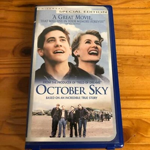 October Sky Special Edition VHS VCR Video Tape Used Laura Dern Blue Clamshell - Picture 1 of 6