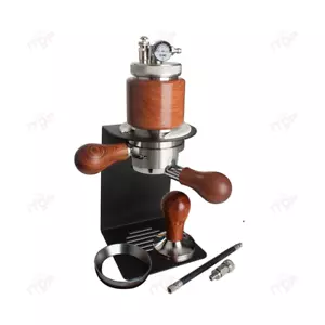 Cafetera neumática 58 mm portafiltro portátil para cafetera de espresso de camping - Imagen 1 de 16