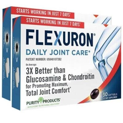 2X Flexuron Joint Formula by Purity Products 2 Boxes Brand New Expires 5/2027 - Image 1 of 2