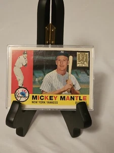1996 Topps MICKEY MANTLE#350 Off Center No Creases/Good Corners Good Color - Picture 1 of 4