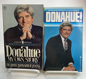 Donahue! by Jason Bonderoff (1979) & Donahue My Own Story (1979) PB Book Lot - Imagen 1 de 8