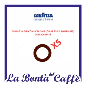 RICAMBIO ORIG.  5PZ OR IN SILICONE CALDAIA MACCHINA CAFFE' LAVAZZA POINT EP MINI - Picture 1 of 1