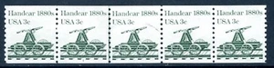 USA 1981 Transportation 3¢ Sc #1898 Plate Number Strip of 5 Plate #1 MNH L408 - Picture 1 of 6