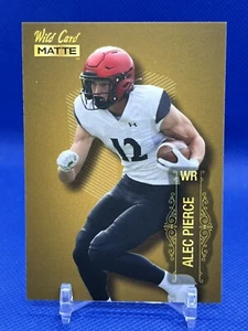 2022 Wild Card Matte Alec Pierce #MB-3 Gold - Picture 1 of 2