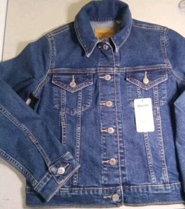 Signature Gold Levi Strauss & Co. Women’s Long Sleeve Jeans Jacket Blue Size S - Picture 1 of 5