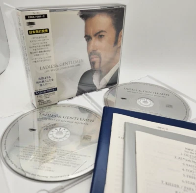GEORGE MICHAEL Ladies & Gentleman Japan 2CD ESCA 7381~2 w/OBI Bonustrack 1998 FS - Image 1 of 4
