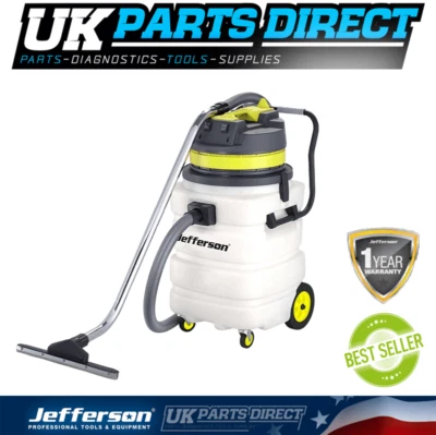 JEFFERSON TOOLS Jefferson 2000W 90 Litre Wet & Dry Vacuum Cleaner 110V