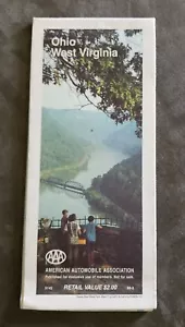 AAA 1988 Map Of Ohio - West Virginia - Picture 1 of 1