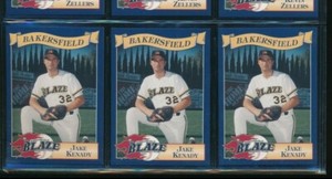 Lot (3) 1995 #16 Jake Kenady Bakersfield Blaze Cal League (CH14) SWSW