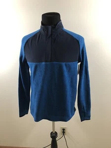 Champion blue and black long sleeve fleece - mens medium - NEW with tags - Picture 1 of 4